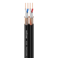 Roxtone AC020 Cable de audio dúplex balanceado 26AWG negro rollo 100 m