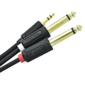 Vento WORK2PLUG Extensión mini plug 3,5 mm a 2 plug 6,35 mm 2 m