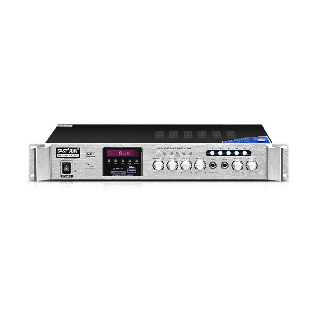 Prophonic PA-210 Amplificador ambiental 5 zonas 100 W línea 70/100 V