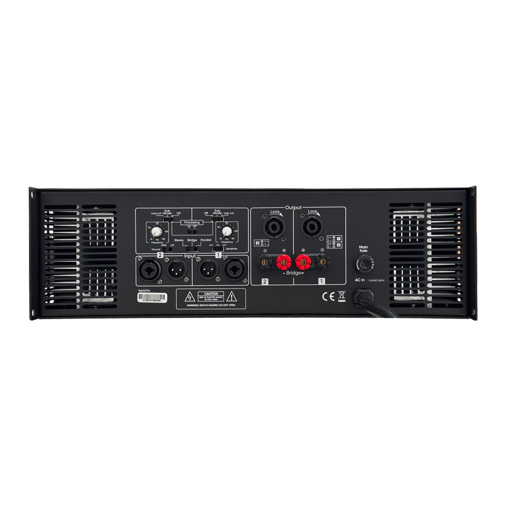 Vento V15002X Amplificador planta estéreo con crossover