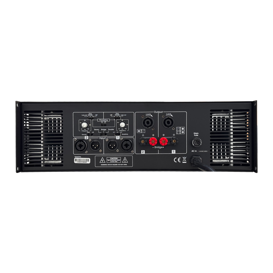 Vento V15002X Amplificador planta estéreo con crossover