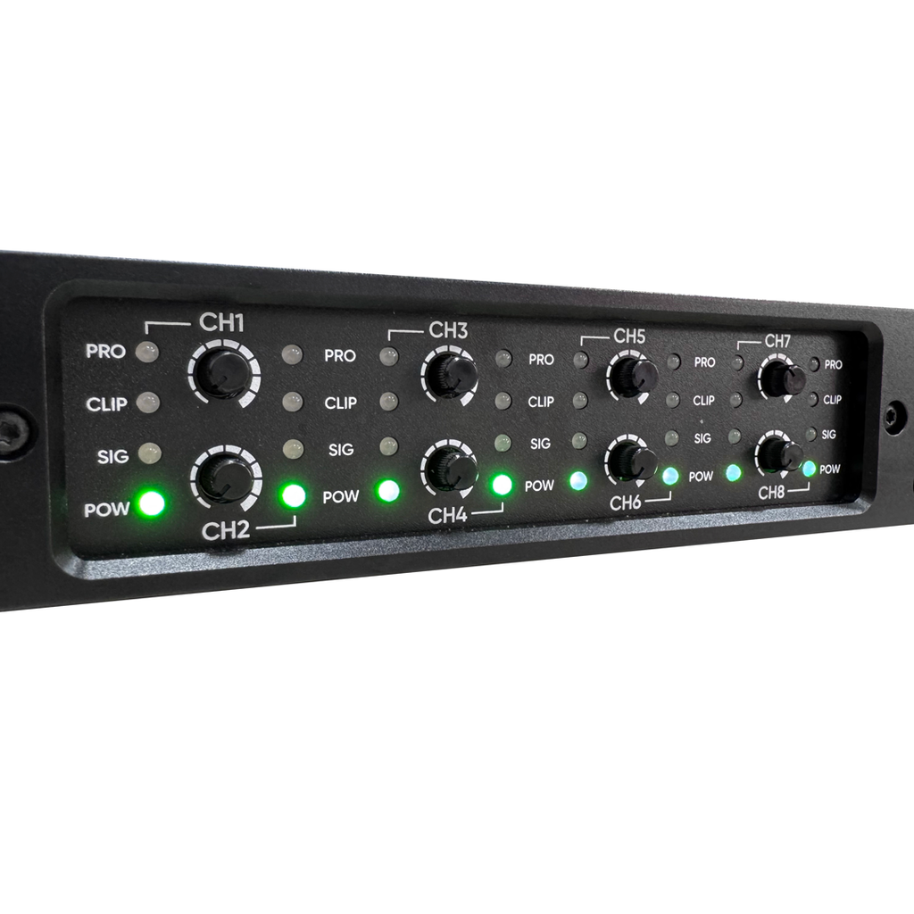 Vento V3008X Amplificador 8 canales profesional Clase D