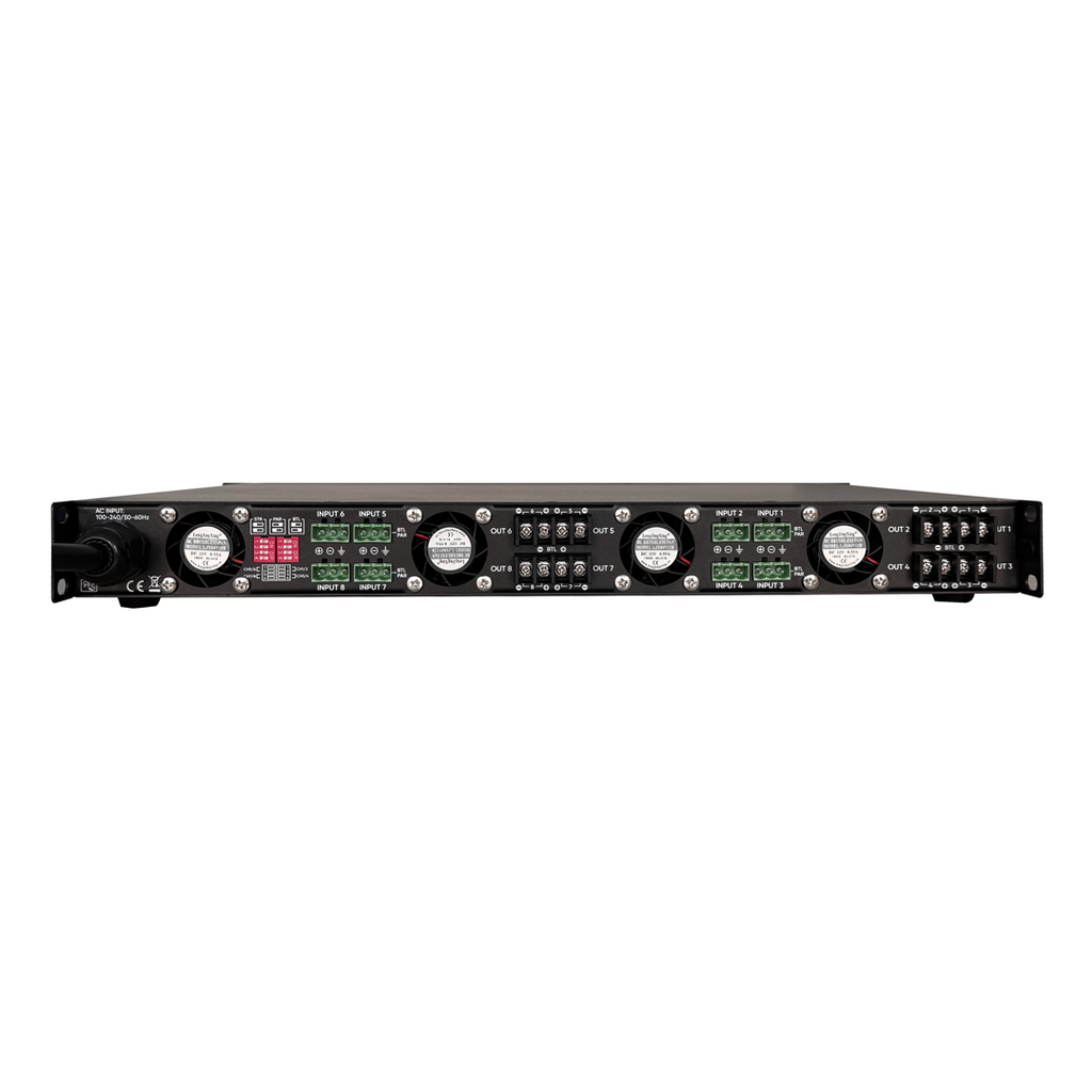 Vento V3008X Amplificador 8 canales profesional Clase D