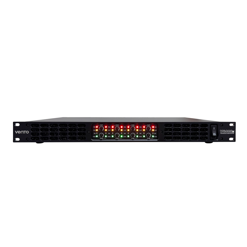 Vento V4008X Amplificador de potencia 8 canales clase D 1200 W