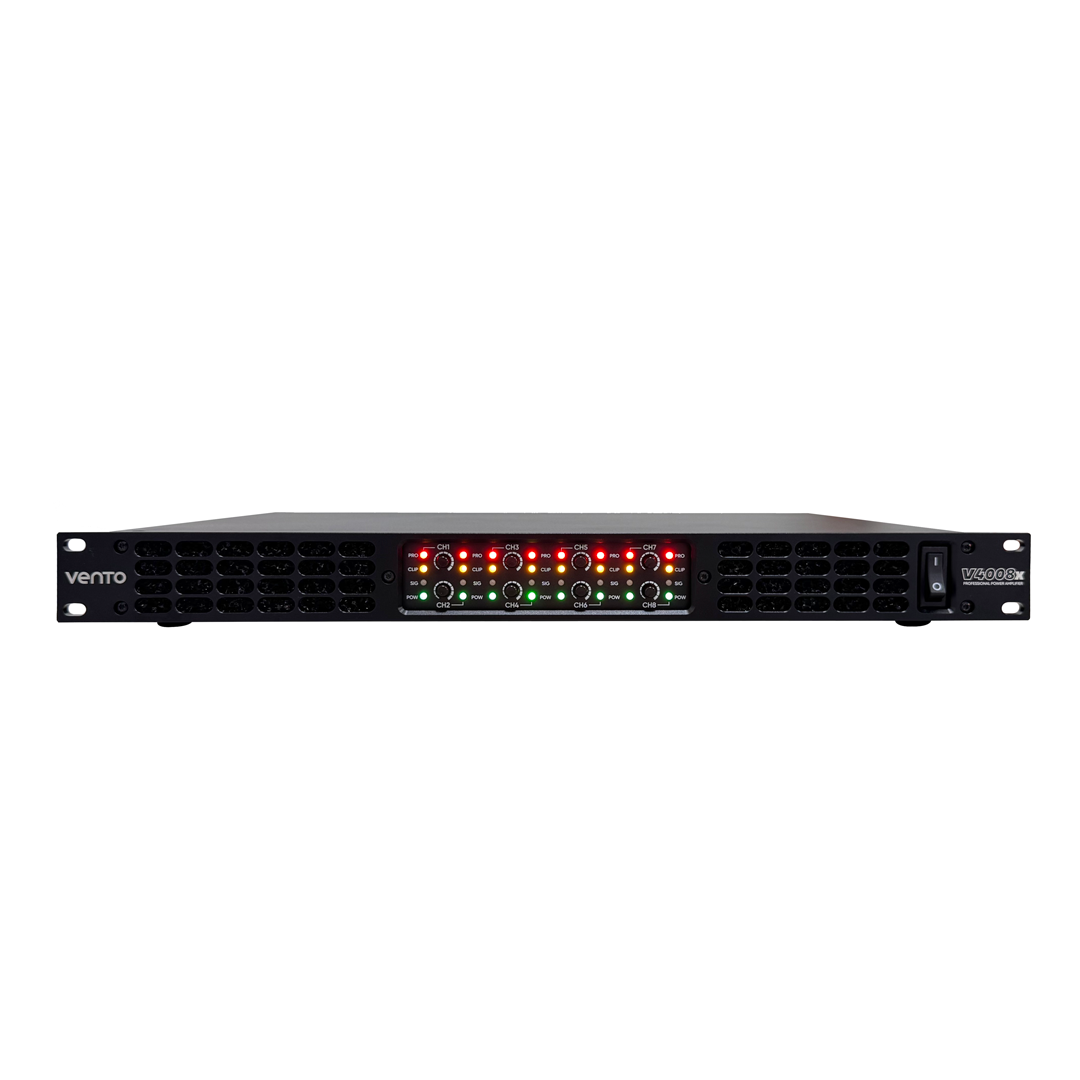 Vento V4008X Amplificador de potencia 8 canales clase D 1200 W