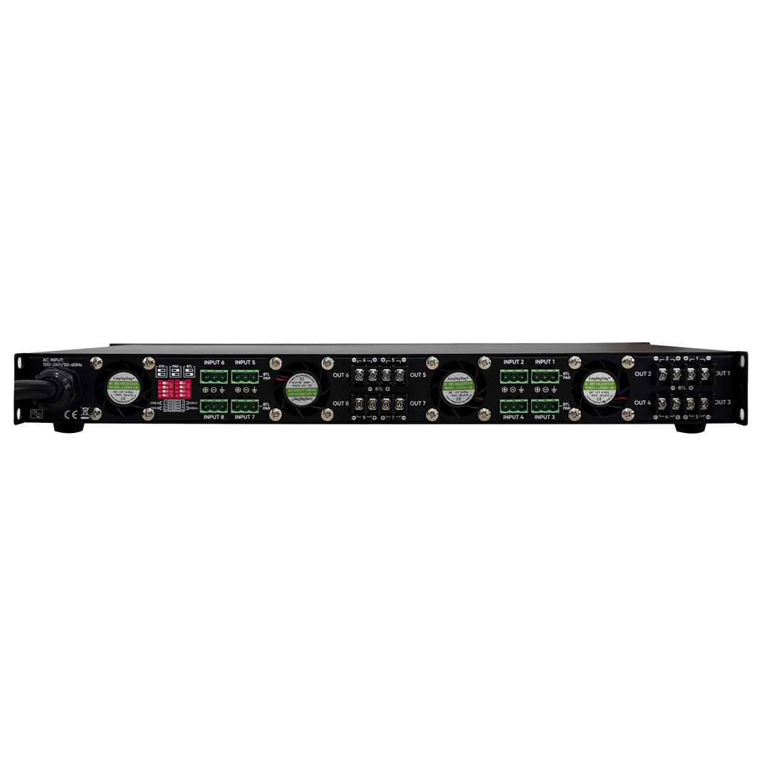 Vento V4008X Amplificador de potencia 8 canales clase D 1200 W