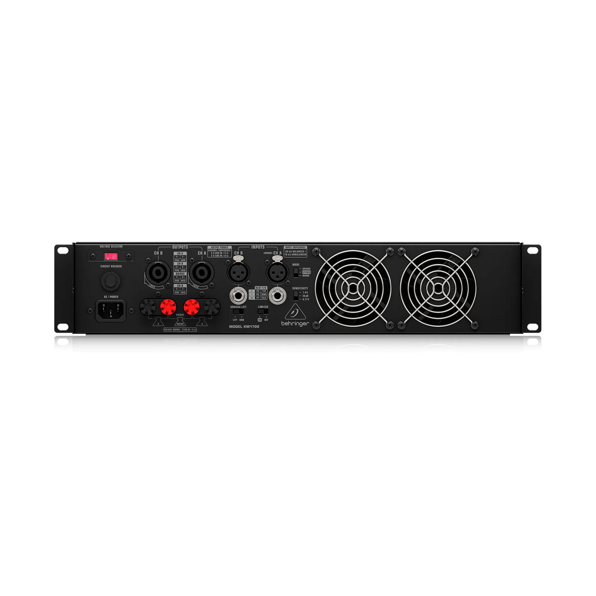 Behringer KM1700 Amplificador de potencia 2 canales