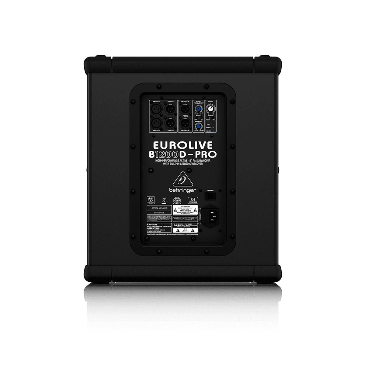Behringer B1200D-PRO Subwoofer activo 12" 500W