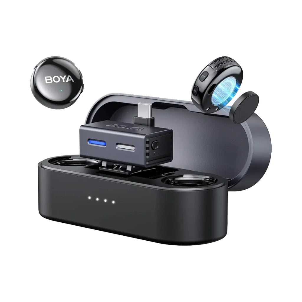 Boya BoyaLink 3-02 Micrófono inalámbrico 2.4GHz 2TX+1RX