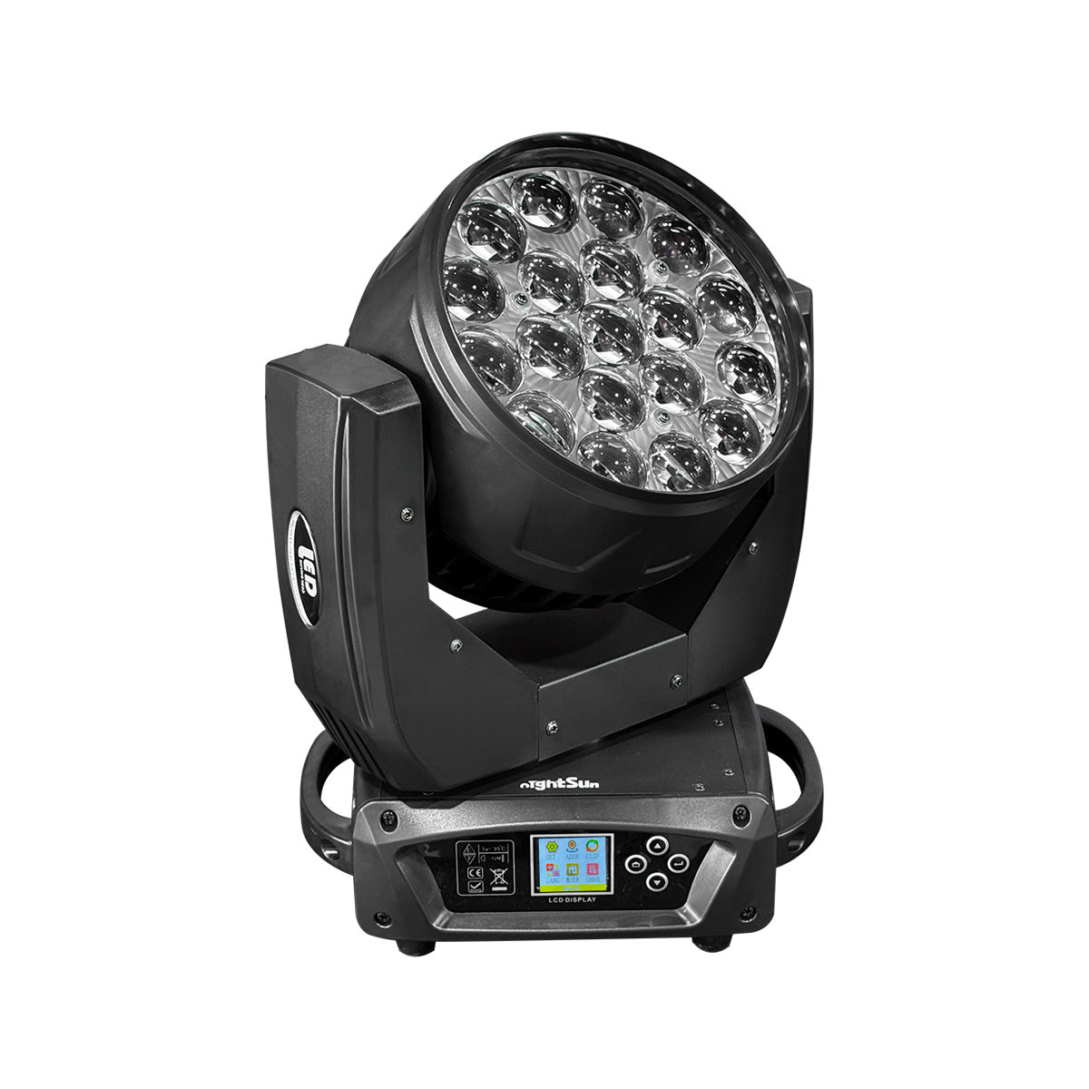 Nightsun SPB503 Cabeza móvil LED zoom 19x15 W DMX512