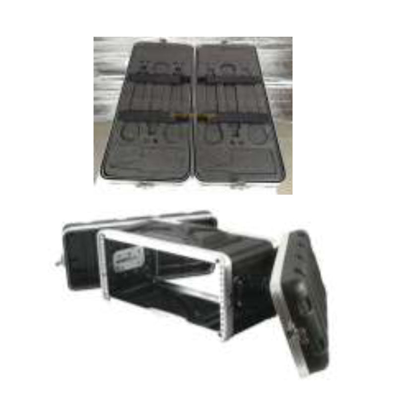 Case ABS rack 4U para micrófonos