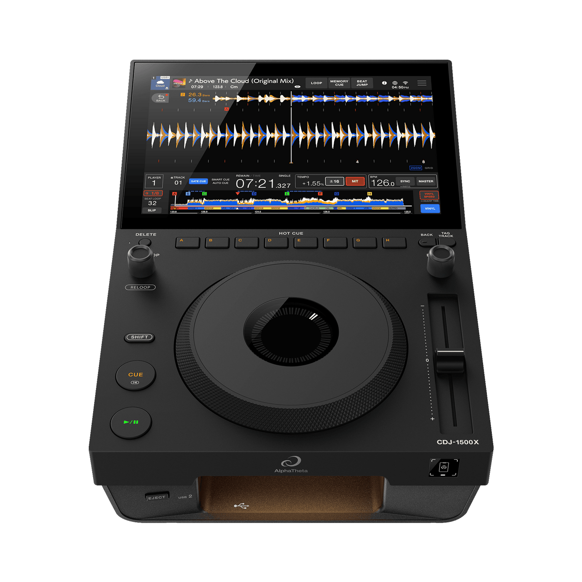Pioneer DJ CDJ-1500X Reproductor DJ 10.1" Wi-Fi Streaming