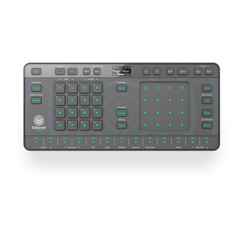 AlphaTheta ChordCat Groovebox portátil 8 pistas con Chord Cruiser