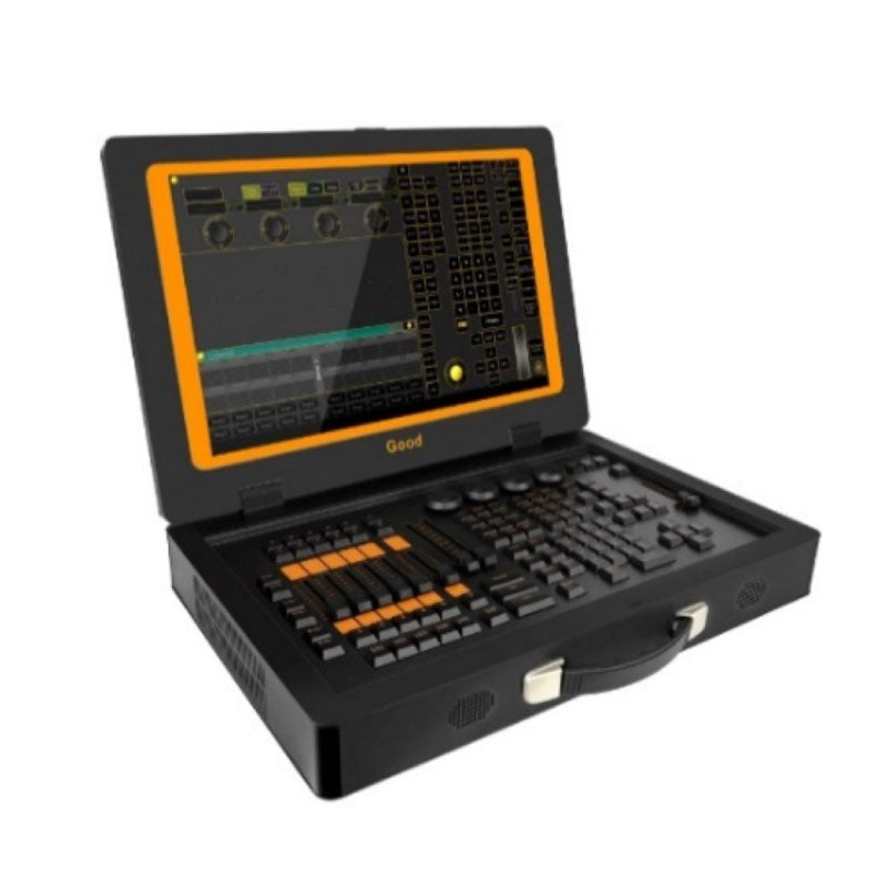 VA ProLED Consola de iluminación MA-Notebook 2 salidas DMX pantalla táctil 19"