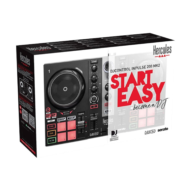 Hercules DJControl Inpulse 200 MK2 Controladora DJ compacta con Stems