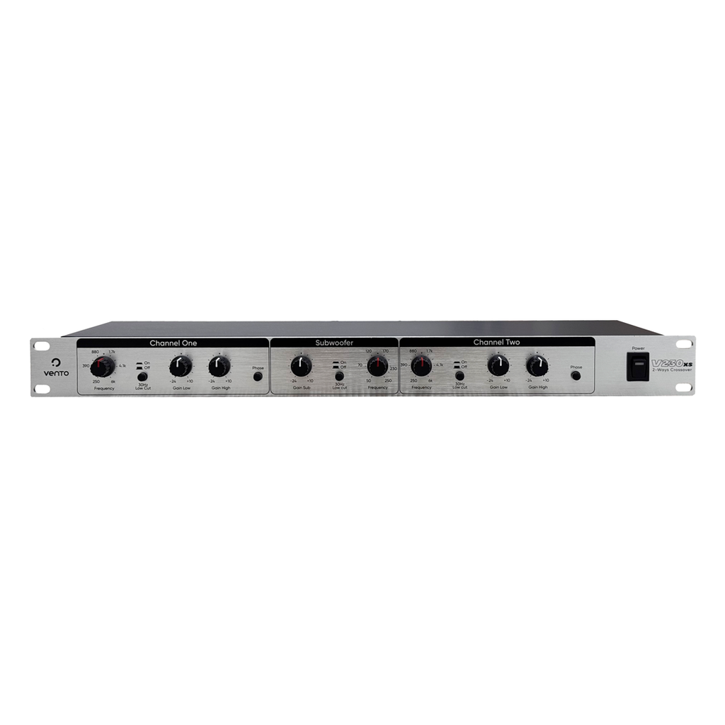 Vento V230XS Crossover de 2 vías con salida para subwoofer