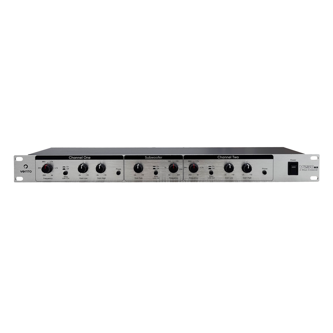 Vento V230XS Crossover de 2 vías con salida para subwoofer