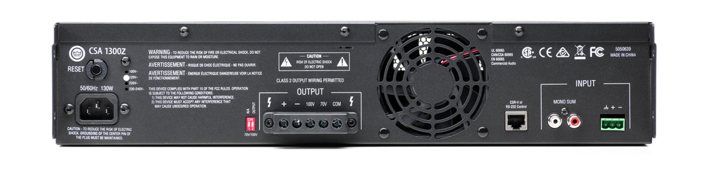 JBL CSA1300 Amplificador de línea 70V/100V 1 canal 300 W