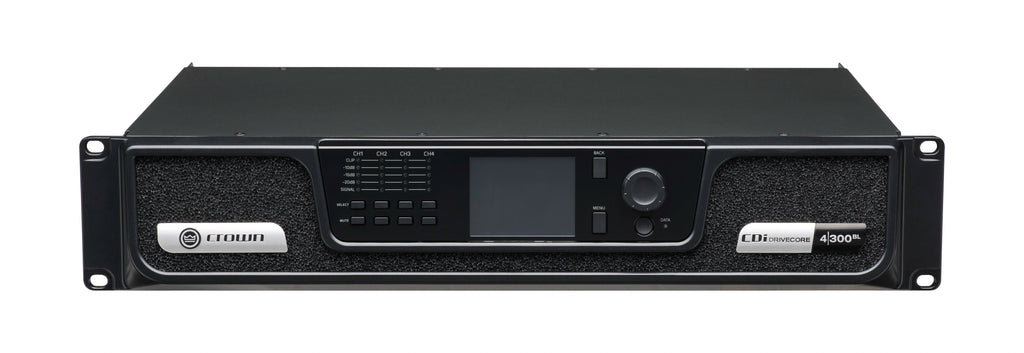 Crown CDi DriveCore 4|300BL Amplificador 4 x 300 W 70/100 V con BLU link