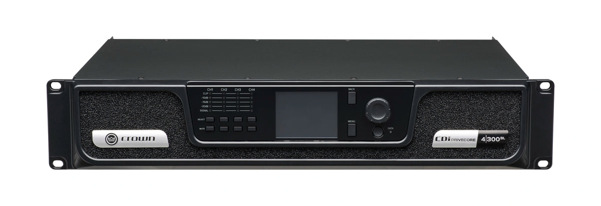 Crown CDi DriveCore 4|300BL Amplificador 4 x 300 W 70/100 V con BLU link