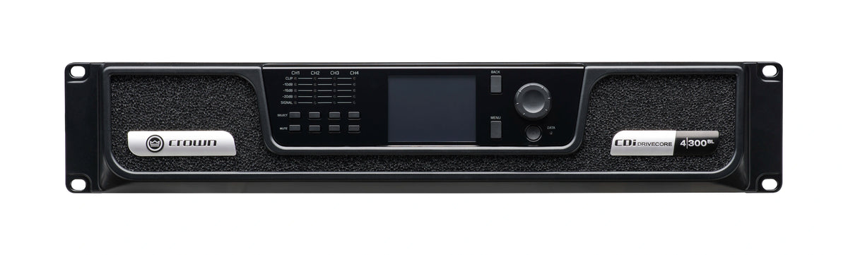 Crown CDi DriveCore 4|300BL Amplificador 4 x 300 W 70/100 V con BLU link