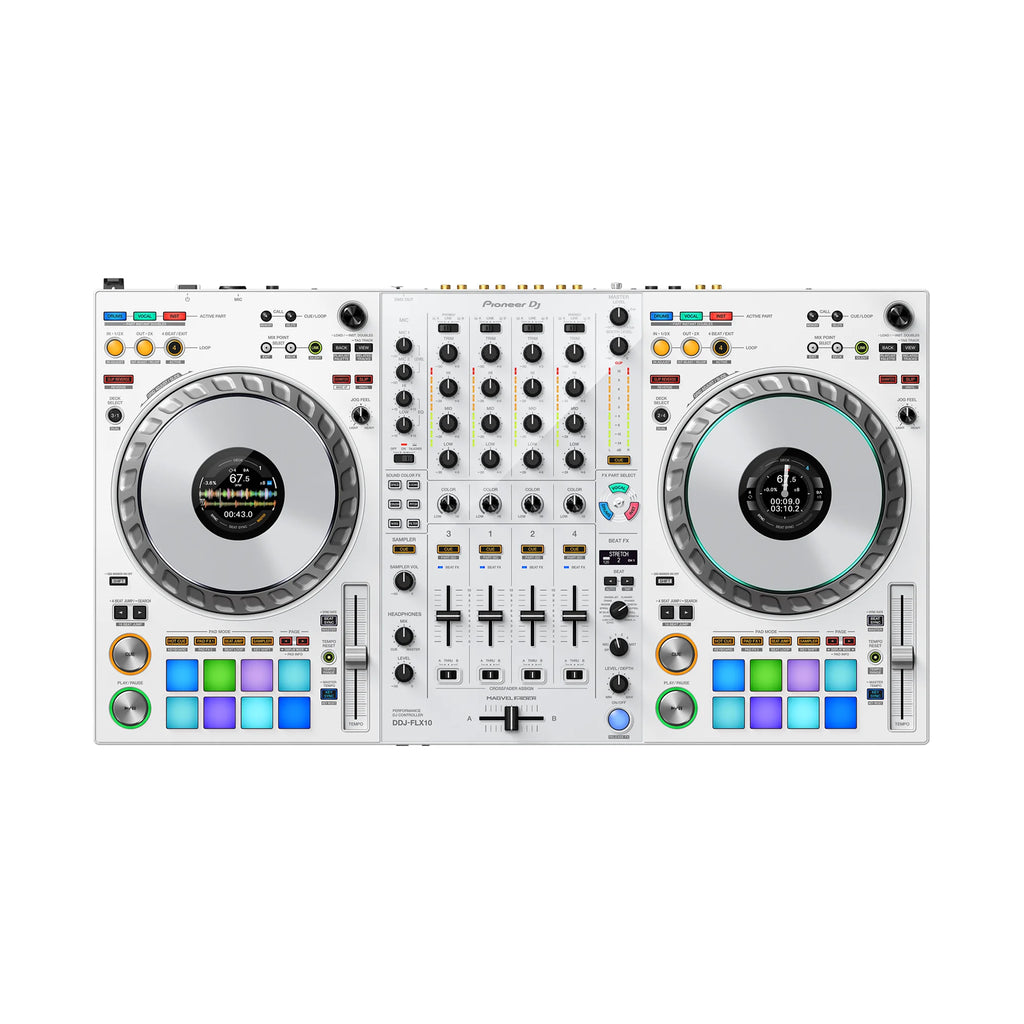 Pioneer DJ DDJ-FLX10-W Controlador DJ 4 canales blanco