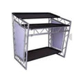 VA ProLED DJ Booth truss de aluminio con pendón