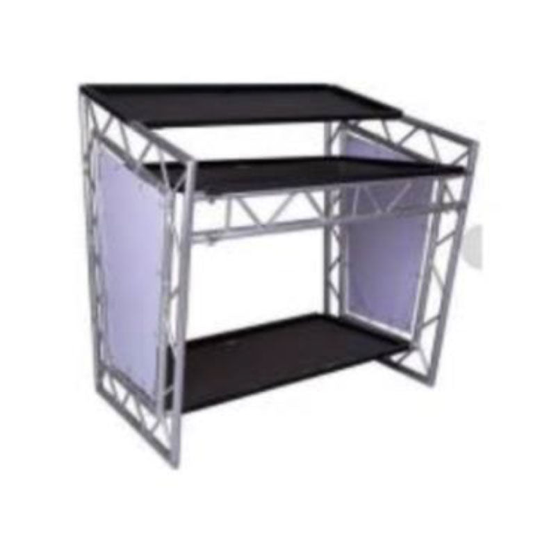 VA ProLED DJ Booth truss de aluminio con pendón