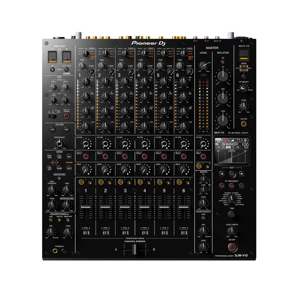 Pioneer DJ DJM-V10 Mezclador análogo profesional 6 canales