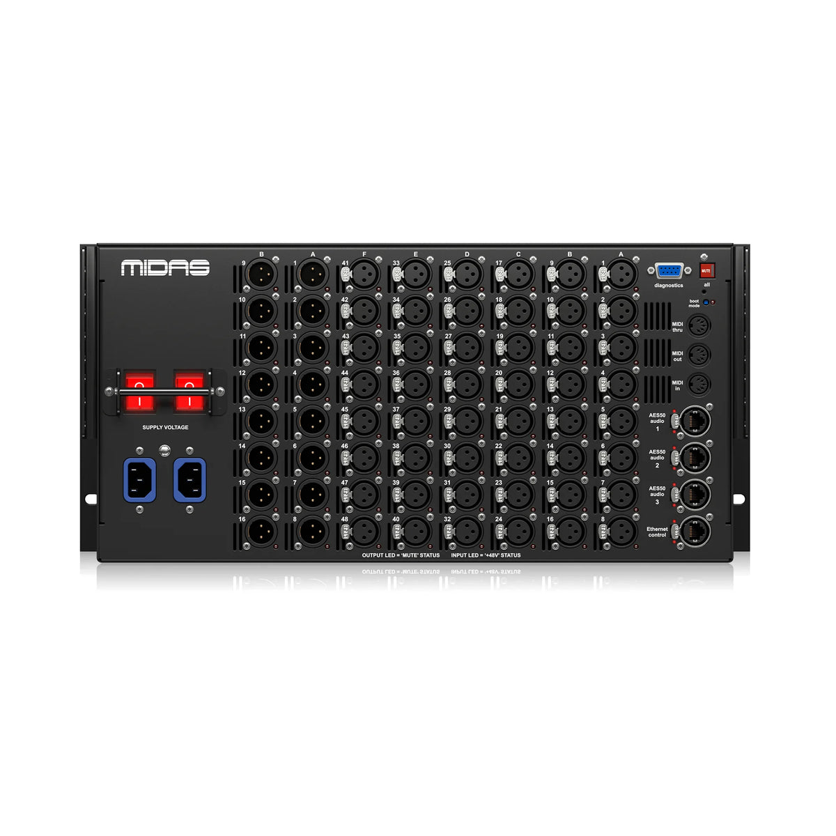 Midas DL251 Caja de escenario digital de 48 entradas