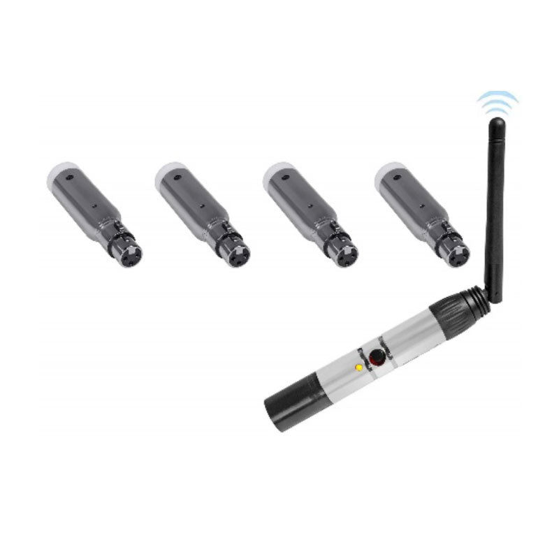 VA ProLED DMX inalámbrico 1 transmisor + 4 receptores