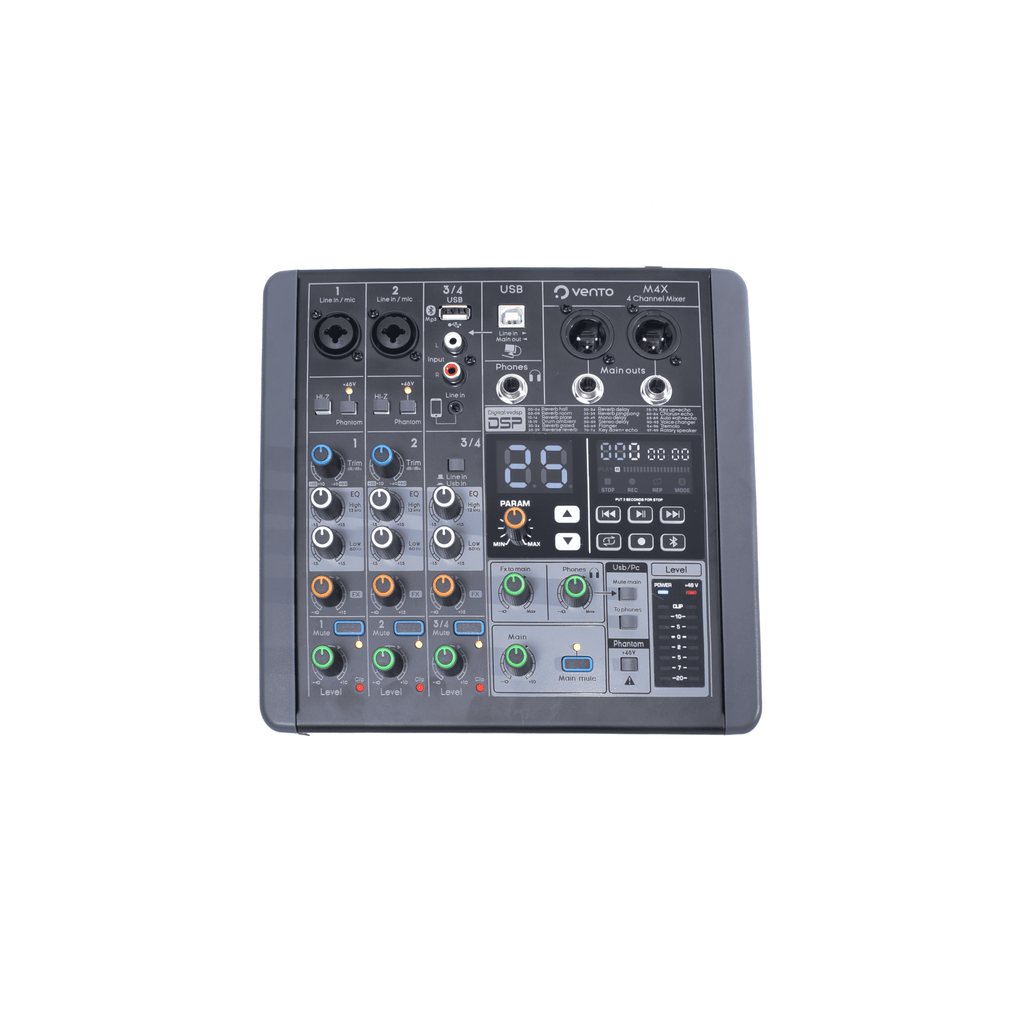 Vento M4X Consola de audio pasiva 4 canales con efectos