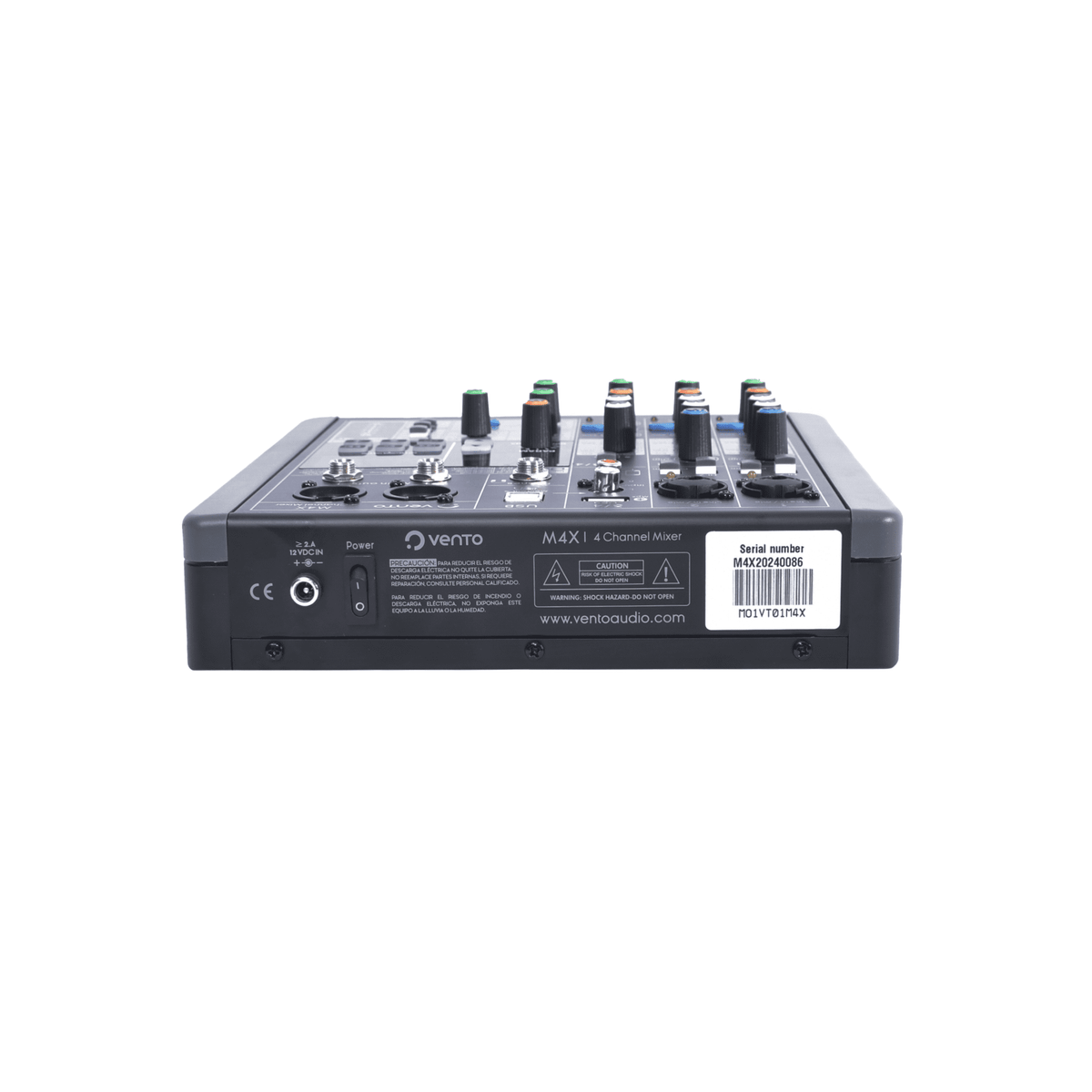 Vento M4X Consola de audio pasiva 4 canales con efectos