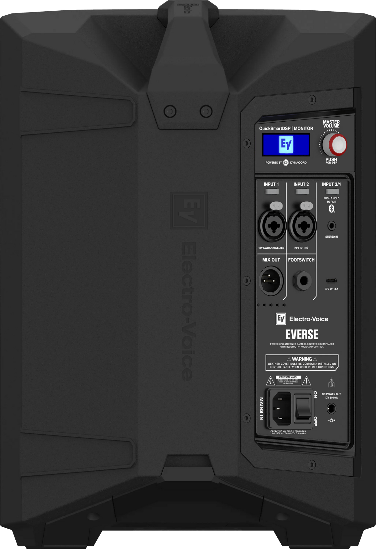 Electrovoice EVERSE 8 Negro Parlante activo recargable Bluetooth