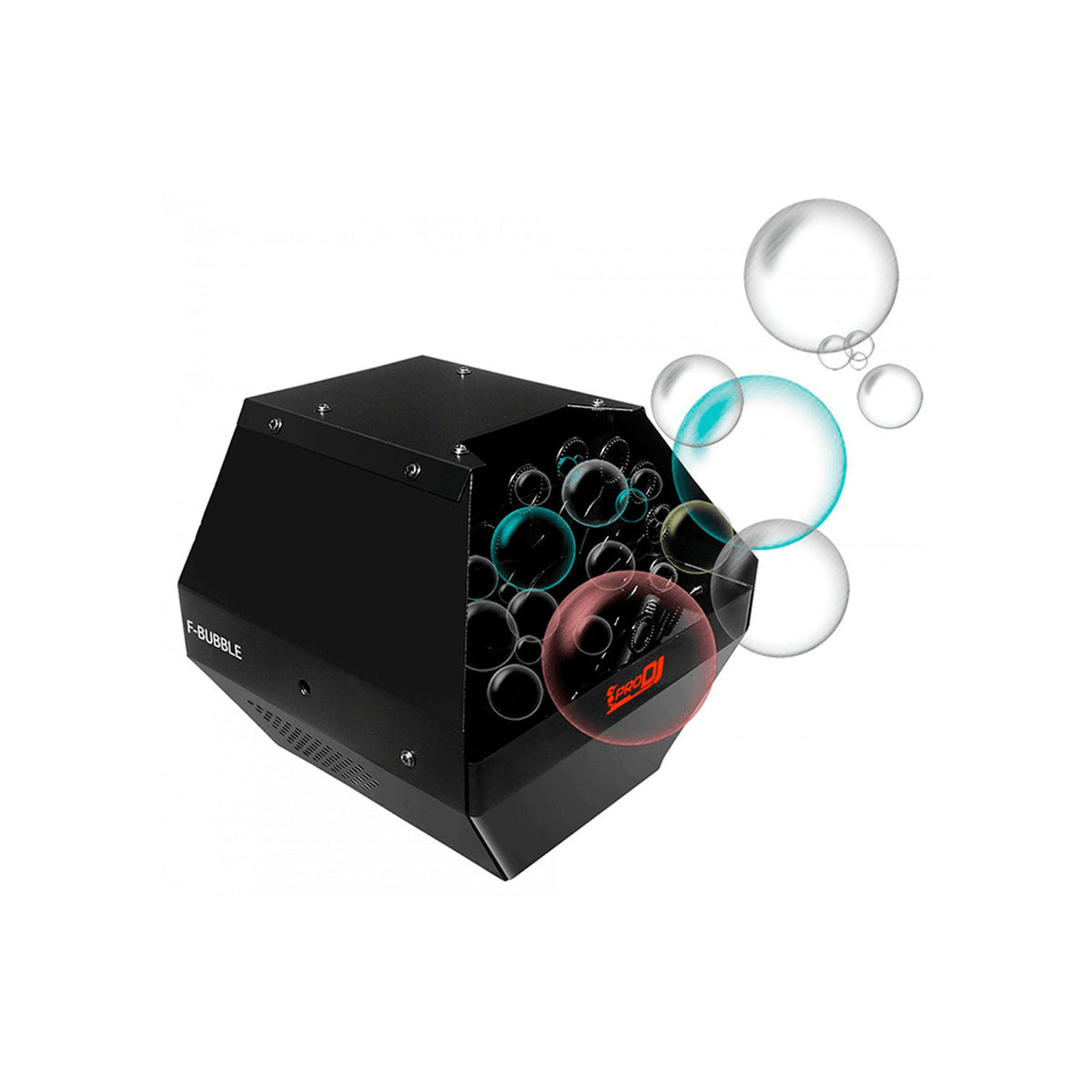 Pro DJ Lighting F-BUBBLB Máquina de burbujas 22 W, anillo doble