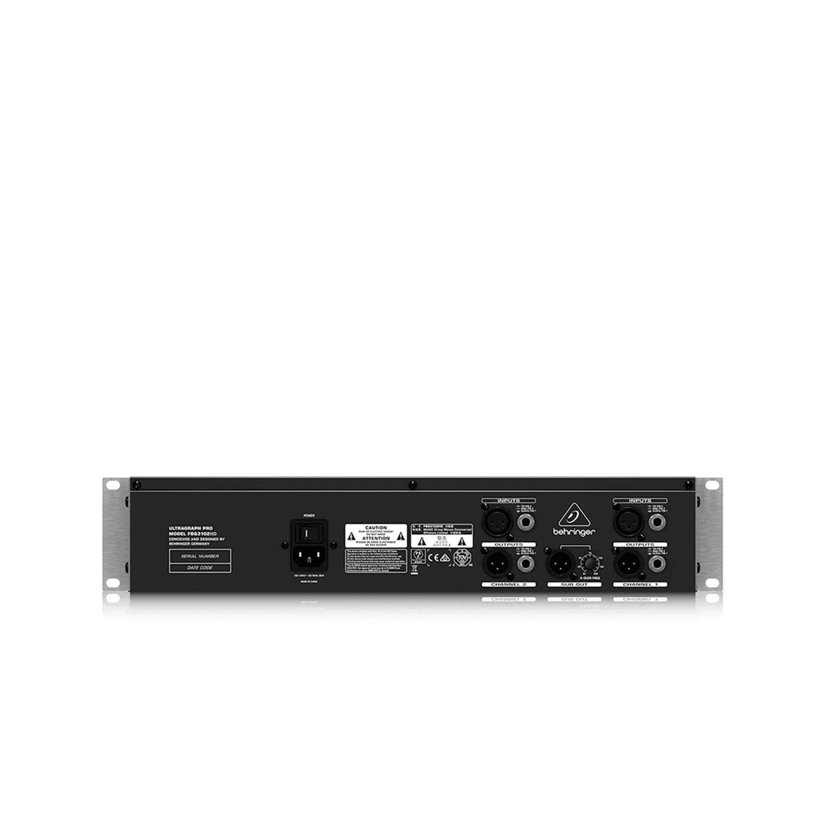 Behringer FBQ3102HD Ecualizador gráfico 31 bandas 2 canales