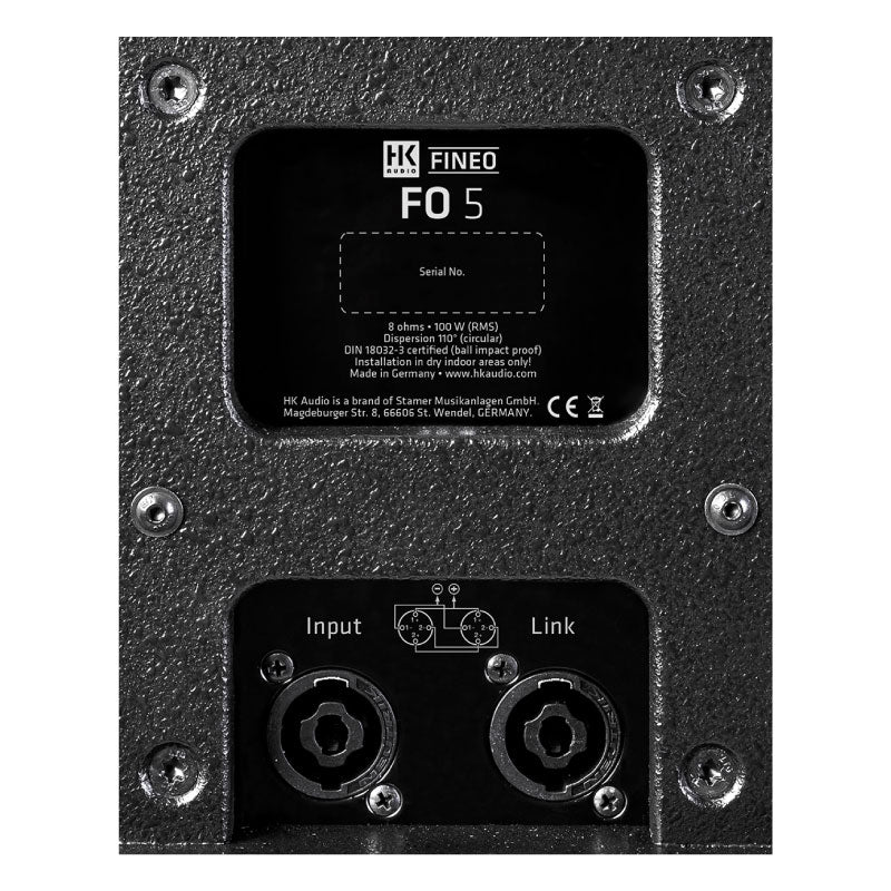 HK Audio FINEO FO 5 Altavoz pasivo coaxial 5" ultracompacto