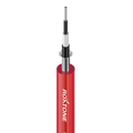 Roxtone GC060 Cable para instrumento 24AWG rojo transparente mate rollo 100 m