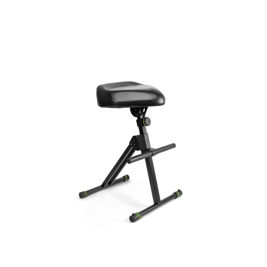 Gravity FM SEAT 1 Taburete alto ajustable con reposapiés, asiento en polipiel