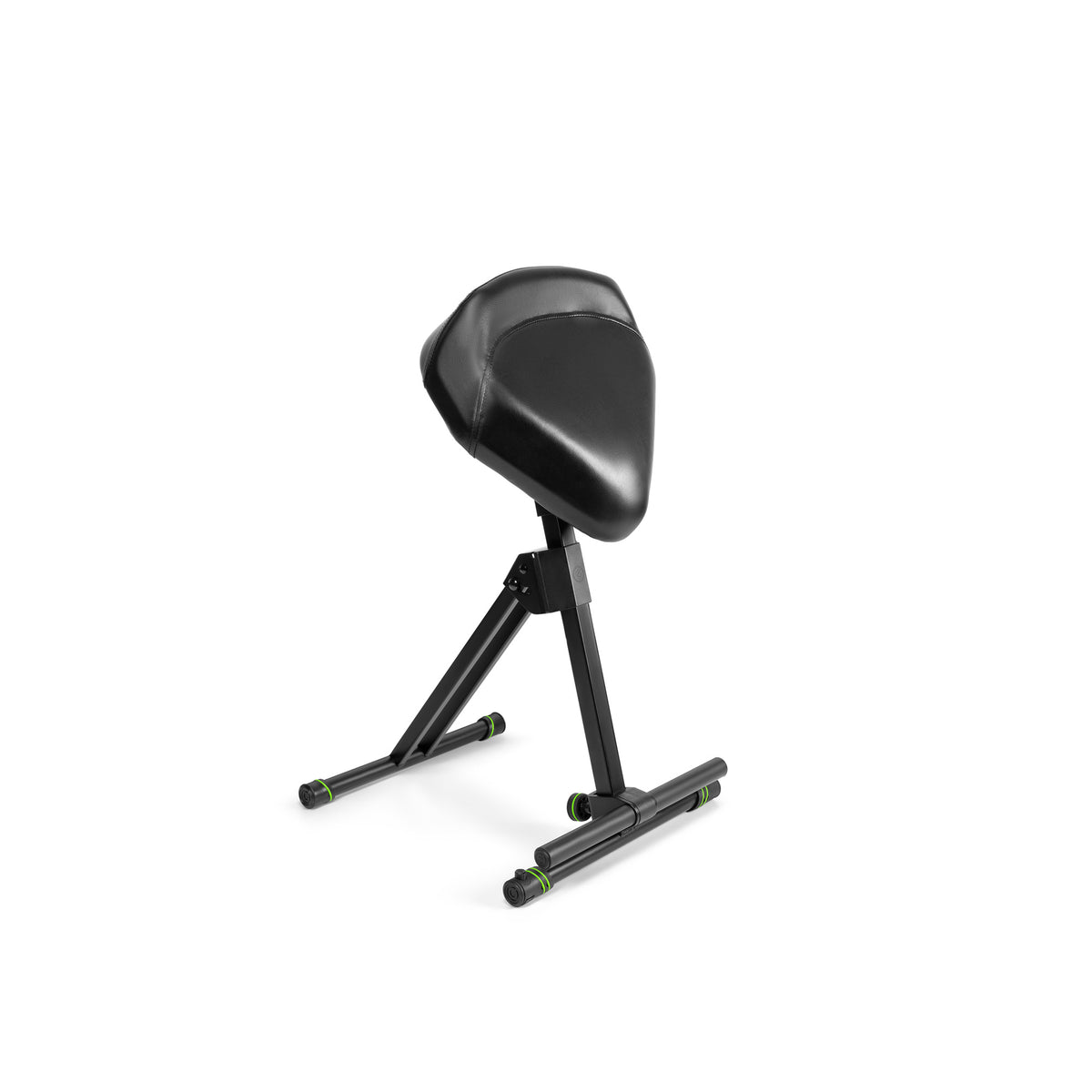 Gravity FM SEAT 1 Taburete alto ajustable con reposapiés, asiento en polipiel