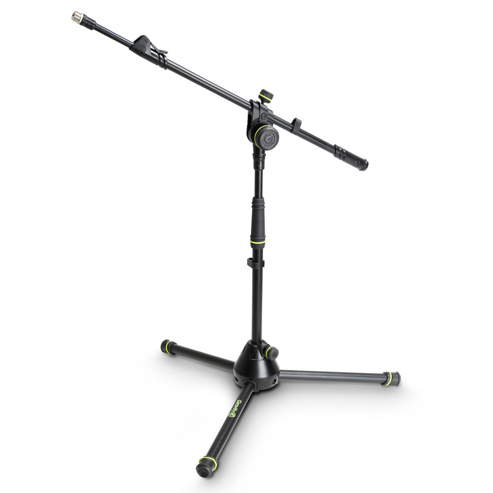 Gravity MS 4222 B Soporte de micrófono corto con trípode y jirafa negro