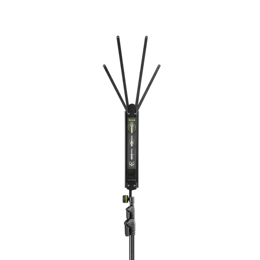 Gravity NS 441 B Atril plegable de acero con ajuste rápido de altura y bolsa