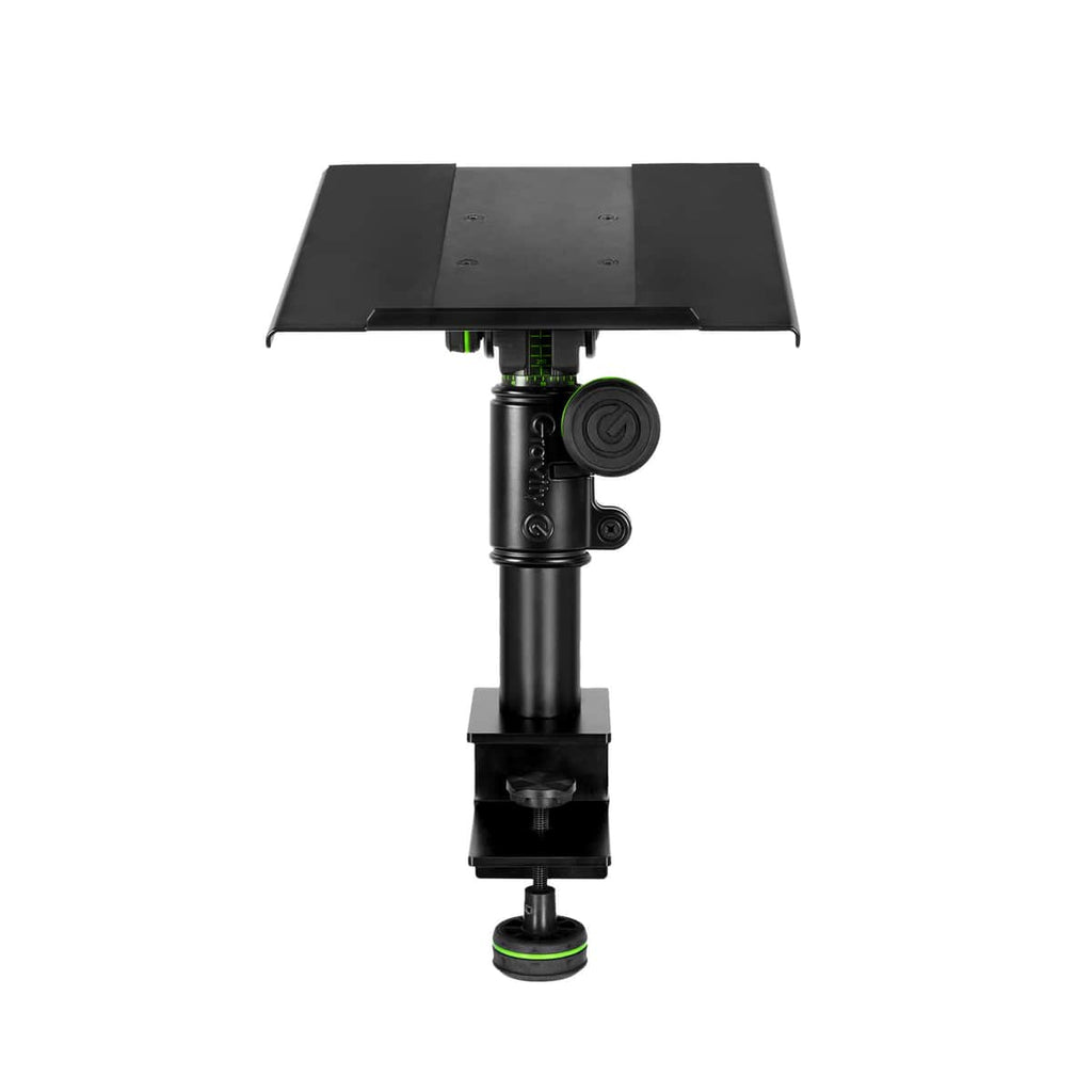 Gravity SP 3102 TM Soporte de mesa con abrazadera para monitor de estudio