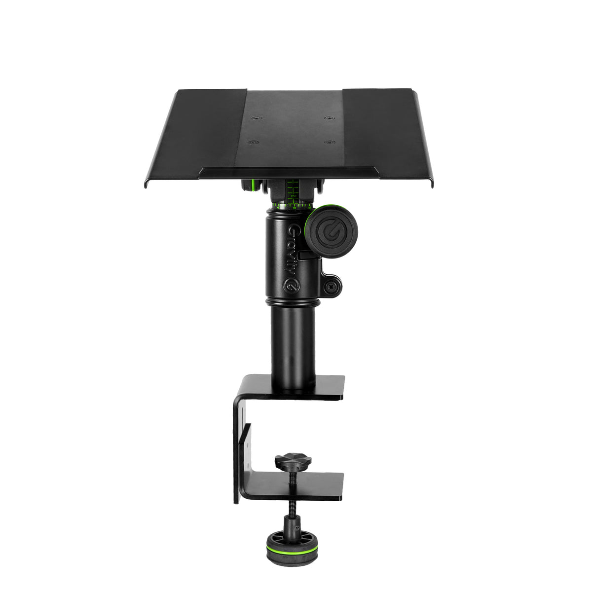 Gravity SP 3102 TM Soporte de mesa con abrazadera para monitor de estudio