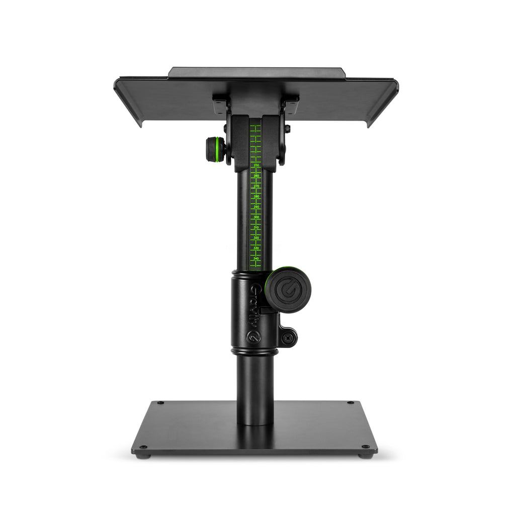 Gravity SP 3102 Soporte de escritorio para monitor de estudio, giratorio 360°