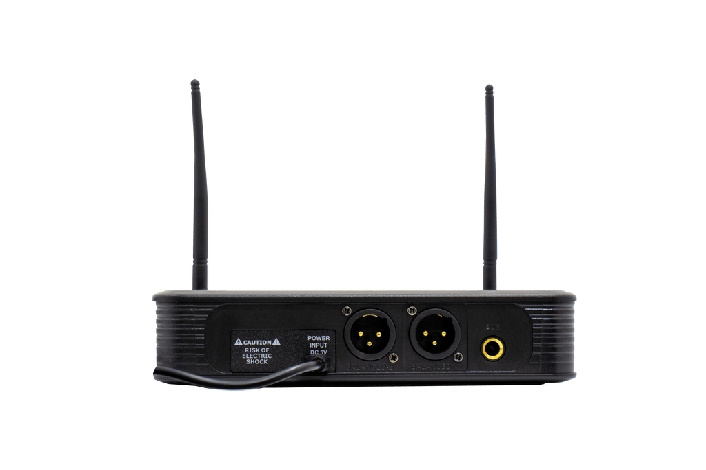 Pro DJ UHF-1222M Micrófono inalámbrico doble de mano