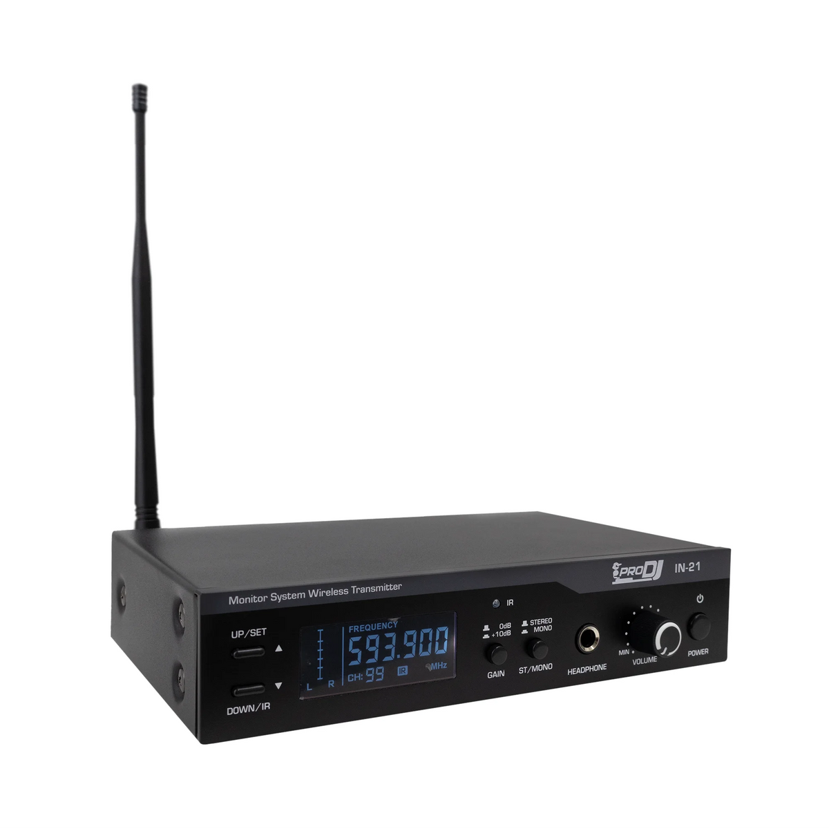 Pro DJ IN-21 Transmisor inalámbrico IN EAR UHF PLL