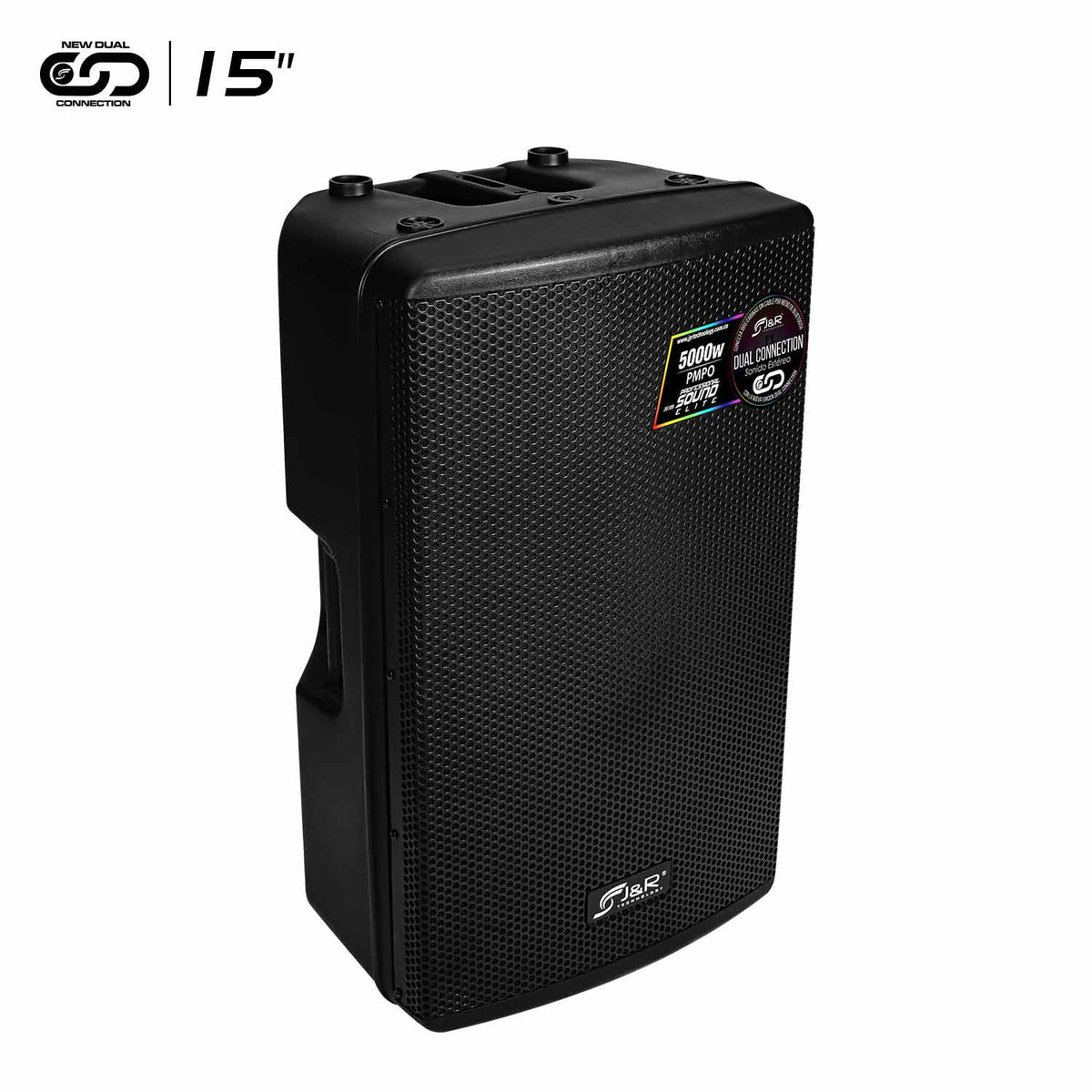 J&R J5189 Cabina activa 15" con Bluetooth, USB y SD