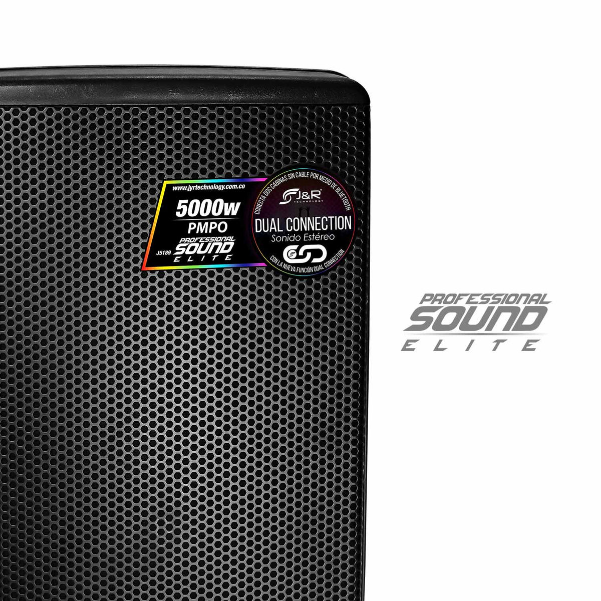 J&R J5189 Cabina activa 15" con Bluetooth, USB y SD