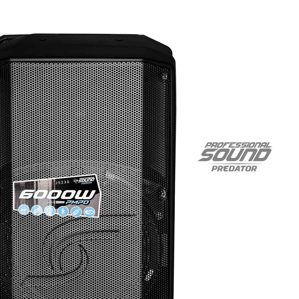 J&R J5230 Predator Cabina activa 15" 550 W RMS con Bluetooth y TWS